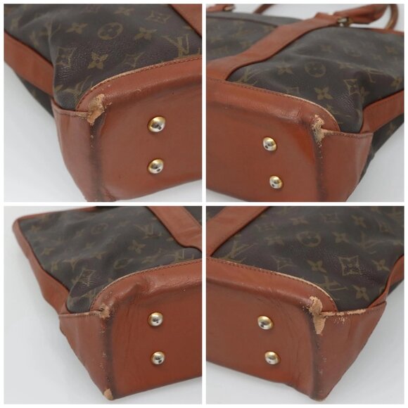 LOUIS VUITTON Monogram Sac Weekend PM Hand Bag M42425 LV Auth - Picture 16 of 16